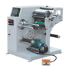 Small roll label slitter machine 