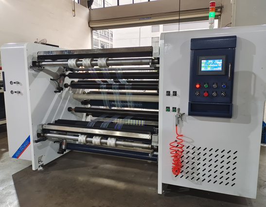 Automatic Paper Jumbo Roll Slitting and Rewinding Machine