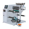 Small roll label slitter machine 