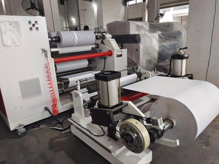 Automatic high speed plastic film slitting machine